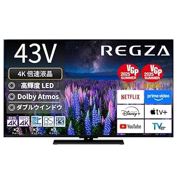 ゆ　TOSHIBA REGZA 液晶テレビ　2台 REGZA REGZA 43インチ 4K画質液晶テレビ 43C350M / レグザ